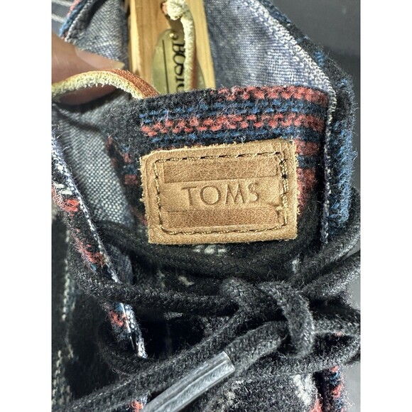 TOMS Boho Navajo Desert Wedge Booties in Aztec Jacquard Size 10 - Picture 6 of 12